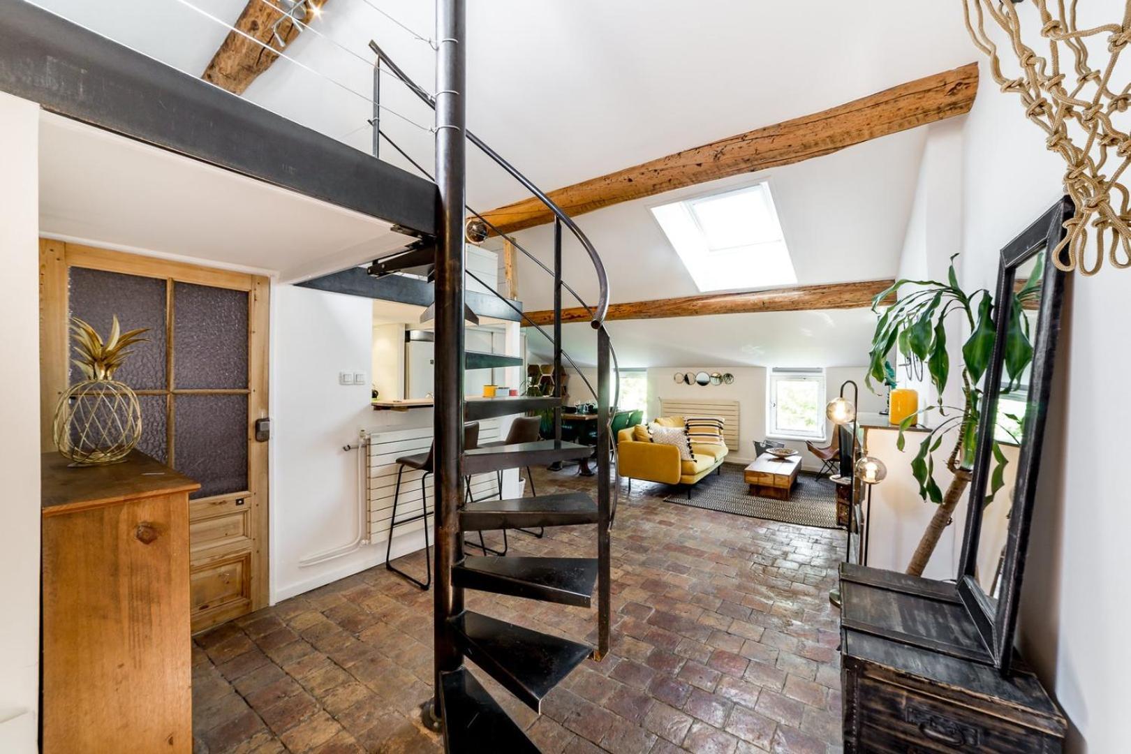 Апартаменты Le Loft Des Artistes De La Croix-Rousse Ail Лион Экстерьер фото